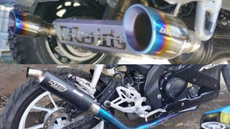 foto istimewa : Gambar Knalpot Grong padahal motor dan mobil