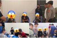 foto istimewa : Saat KBO Reskrim Bangga Muslimin Lasaka,Bersama Anggota dan Lurah karaton pemeriksaan pada 4 Wanita 