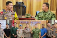 foto istimewa : Sinergitas Antar TNI - Polri dalam menjaga wilayah hukum kabupaten banggai