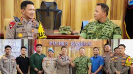 foto istimewa : Sinergitas Antar TNI - Polri dalam menjaga wilayah hukum kabupaten banggai