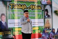 foto istimewa : Bupati Ir H.Amirudin.SP.MP.MM saat memberikan sambutan