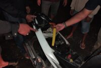 Foto : Anggota Polres Buol sedang memeriksa sejumlah Kendaraan bermotor dalam operasi untuk menjaga keamanan bulan Ramadhan dan jelang IdulFitri 1447 H