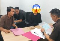 foto istimewa : Tim Reskrim Saat Tersangka Residivis di Serahkan ke Kejari banggai