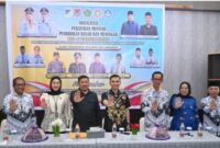 foto istimewa : Kadisdikbud banggai Safrudin Hinelo.S.STP.M.Si Bersama Ketua PGRI Jamil Hasyim.S.Pd.I .M.M 