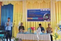 foto istimewa : Saat Sekdisdikbud Banggai Syamsul Bahri Lanta.S.STP sampaikan pesan Kadisdikbud Safrudin Hinelo.S.STP.M.Si