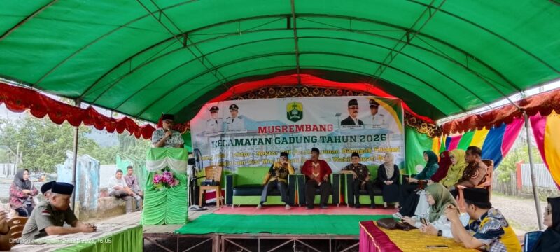 Musrenbang Kecamatan Gadung di Desa Taat, Jumat (27/2/2026).