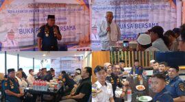 foto istimewa : Kepala KUPP Klas II Luwuk Hasfar dan Ustad Ramli bersama jajarannya dan awak media 