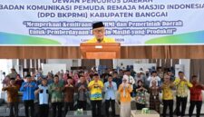 foto istimewa:Wakil Bupati Banggai Drs H.Furqanuddin Saat Bacakan sambutan Bupati 