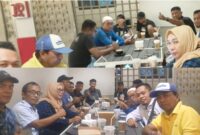 foto istimewa : Perbincangan santai bersama Managemen PT Victoria Multi Karya Babinsa Sertu Rusdin Podo sejumlah wartwan.