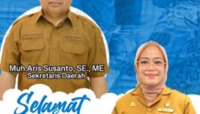 foto istimewa kutip dari Facebooknya Sekda Bangkep Muh Aris Susanto.SE.ME mengucapkan selamat pada Dr Novalina.MM