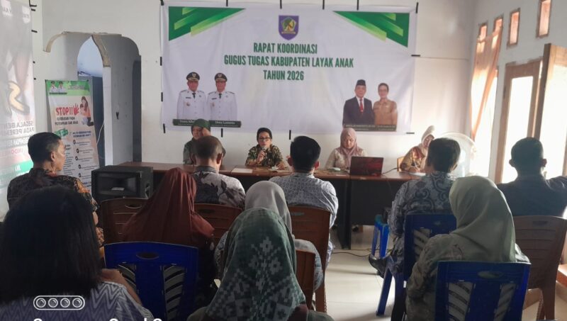 Pemkab Gelar Rakor Kabupaten Layak Anak 2026, Bupati Tekankan Tanggung Jawab Bersama (foto:Ist)