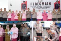 foto istimewa : Kapolda Sulteng bersama Ketua Bhayangkari resmikan Gedung SPPG dan Dukung Program MBG
