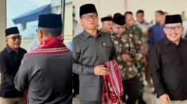 foto istimewa : Bupati Banggai Ir.H Amirudin.SP.MP.MM Langsung Sambut Mendes PDT Yandri Susanto