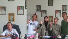 foto istimewa : Kades Desa Masing Saat terima 1 Mahasiswa dan 2 Mahasiswi IPB dalam rangka Survei Tanaman Mangrov