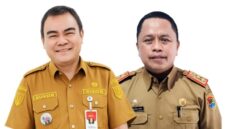 foto istimewa : Sekda Banggai Ir Moh.Ramli Tongko.S.Sos.M.Si,Bersama Kaban BKD Farid Hasbulla Ada satgas Pemantau WFH.