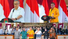 foto istimewa : Wabup Drs H Furqanuddin bersama Sekda banggai Moh.Ramli Tongko saat berikan arahannya