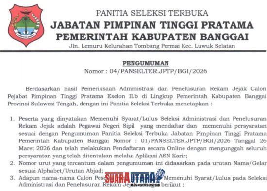 foto 15 Formasi di perebutkan oleh para calon kepala dinas 14 lanjut seleksi berikutnya 