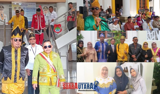 foto istimewa : Kadisdikbud Safrudin Hinelo Bersama Bupati Banggai saat menuju tempat upacara serta jajaran Sekdis dan Kabid serta Staf Ikuti Upacara Hardiknas 2026