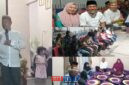 foto istimewa :Ustad Ramli Hasan Saat berikan tauziahnya dan Sekdisdikbu Syamsul Bahri Lanta ,Sek DKISP Rastono Para tamu undangan 