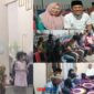 foto istimewa :Ustad Ramli Hasan Saat berikan tauziahnya dan Sekdisdikbu Syamsul Bahri Lanta ,Sek DKISP Rastono Para tamu undangan 