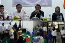 foto istimewa : Ketua Ridwan.SH Bersama Ketua PWI Banggai Abdul Saleh serta Anggota Komisioner  Bawaslu.
