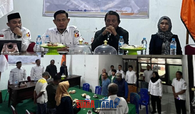foto istimewa : Ketua Ridwan.SH Bersama Ketua PWI Banggai Abdul Saleh serta Anggota Komisioner  Bawaslu.