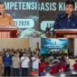 foto Istimewa : Sekda Banggai Ir Moh.Ramli Tongko.S.Sos.M.Si bersama Deputi Kepala Perwakilan Bank Indonesia Sulawesi Tengah, Miftachul Choiri,