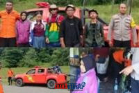 foto istimewa : Komandan SAR Gabungan saat turun langsung dalam pencaharian anggota pendaki gunung di bukit Country Desa solodik