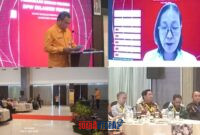 foto istimewa : Sekda banggai Ir Moh.Ramli Tongko.S.Sos.ST.M.Si bersama Ketua Umum Dewan Pengurus Nasional (DPN) AAIPI periode 2024–2027, Iwan Taufiq Purwanto yang diwakili DR. Ir. Maulidya Indah Jumica, M.Sc., melalui zoom