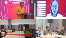foto istimewa : Sekda banggai Ir Moh.Ramli Tongko.S.Sos.ST.M.Si bersama Ketua Umum Dewan Pengurus Nasional (DPN) AAIPI periode 2024–2027, Iwan Taufiq Purwanto yang diwakili DR. Ir. Maulidya Indah Jumica, M.Sc., melalui zoom