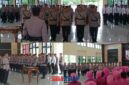 foto istimewa : Kapolres banggai AKBP Wayan Wayracana Aryawan.S.I.K memimpin Serah terima jabatan dari Kabag OPS Kapolsek Bunta,Kapolsek Nuhon,Kapolsek Pagimana, Kapolsek Lamala,Dan Kasat Sabhara  serta Kasi Propam 