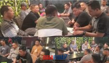 foto istimewa : Kapolsek Lamala Iptu I Wayan Sukarman saat lakukan pertemuan guna penyampaian agar setiap anggota berikan pelayanan yang humanis di masyarakat