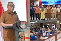 foto istimewa : Wabup banggai Drs. H.Furqanuddin.MM,Saat Buka kegiatan High Level Meeting Tim Percepatan dan Perluasan Digitalisasi Daerah (TP2DD) Kabupaten Banggai