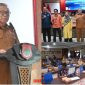 foto istimewa : Wabup banggai Drs. H.Furqanuddin.MM,Saat Buka kegiatan High Level Meeting Tim Percepatan dan Perluasan Digitalisasi Daerah (TP2DD) Kabupaten Banggai