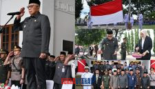 foto istimewa : Wabup banggai Drs H Furqanuddin.MM Pimpin Upacara Harkitnas dan Tabur bunga di Makam pahlawan
