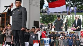 foto istimewa : Wabup banggai Drs H Furqanuddin.MM Pimpin Upacara Harkitnas dan Tabur bunga di Makam pahlawan