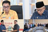 foto istimewa : Wabup BanggI Drs H.Furqanuddin.MM dampingi  Kaban BRIDA  Andy Nursamsi saat Buka seminar