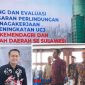 foto istimewa : Dok. Humas Pemda Banggai Bupati Banggai Ir.H.Amirudin.SP.MP.MM,didampingi Sekda Ir Moh.Ramli Tongko.S.Sos.ST.M.Si, saat Hadiri Monev Ketenagakerjaan se-sulawesi di kendari