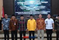 foto istimewa : Wabup Banggai Drs H.Furqanuddin.MM Bersama Ketua DPRD H.Sarifudin Tjatjo Bersama Unsur Forkopimda 