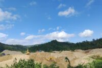Potret : Suasana alat Berat yang sedang beroperasi di Kawasan Botudulanga (Foto : Tim Red)