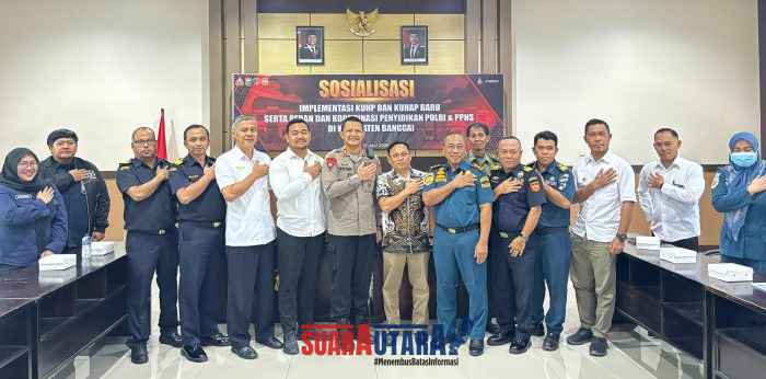 foto istimewa : Kapolres Banggai AKBP Wayan bersama para unsur Forkopimda dan peserta