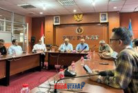 foto istimewa : Ketua PWI Bersama Sekertaris serta jajaran pengurus harian  