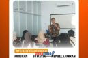foto istimewa :Dokumentasi Bawaslu, Saat Ketua Bawaslu Banggai Ridwan.SH memberikan pengarahan di hadapan para mahasiswa Unismu Luwuk Fakultas hukum