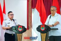 foto istimewa : Bupati Ir H.Amirudin.SP.MP.MM dan Wakil Bupati Banggai Drs H.Furqanuddin.MM 
