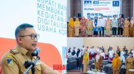 foto istimewa : Saat Bupati Banggai IR.H.AMIRUDIN.SP.MP.MM Buka pelatihan sekaligus berikan arahannya 
