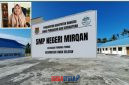 foto Istimewa : Kabid SMP Irma Labuan dan Latar Belakang SMP  Negeri Mirqan Kecamatan Luwuk selatan 