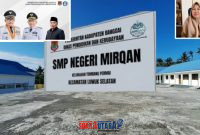 foto istimewa : Bupati Banggai Ir H Amirudin.SP.MP.MM Bersama Wabup Drs H.Furqanuddin.MM serta Sekda Ir Moh.Ramli Tongko, S.Sos.ST.M.SI dan Kadisdikbud Safrudin Hinelo.S.STP.M.Si kabid SMP Irma Labuan
