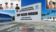 foto istimewa : Bupati Banggai Ir H Amirudin.SP.MP.MM Bersama Wabup Drs H.Furqanuddin.MM serta Sekda Ir Moh.Ramli Tongko, S.Sos.ST.M.SI dan Kadisdikbud Safrudin Hinelo.S.STP.M.Si kabid SMP Irma Labuan