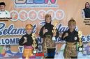 foto istimewa : Tampak tunggal putra, dua atlet MIN 1 Banggai berhasil naik podium. Muh Hafiz Al Farizi Jaliluddin meraih juara kedua, sementara Muh Ghailan Al Khairil berhasil menempati posisi ketiga