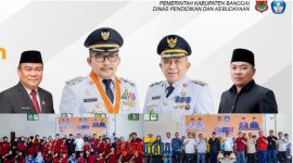 foto istimewa : Mewakili Bupati Sekda Banggai Ir H Ramli Tongko.S.Sos.ST.M.Si Saat Buka O2SN Tingkat pelajar